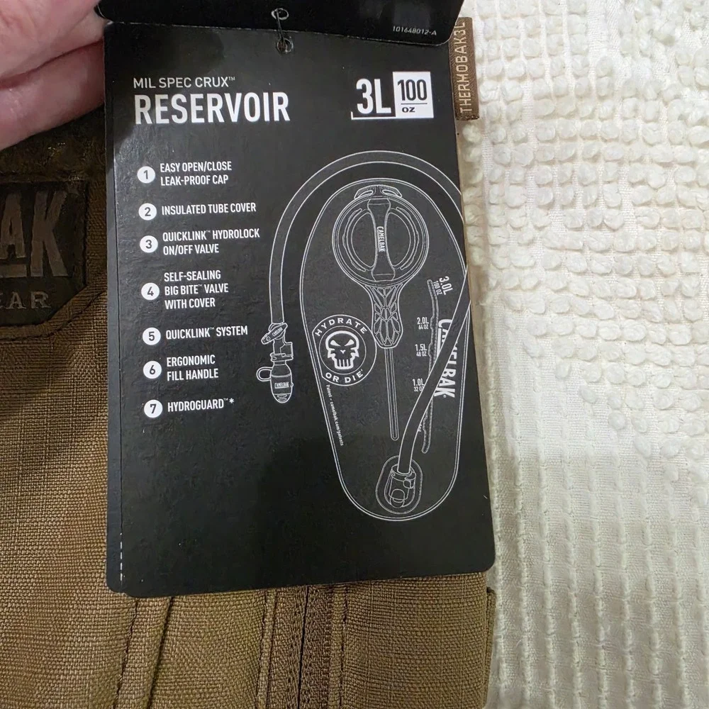 CamelBak ThermoBak 3L Hydration Pack NEW Lifetime Guarantee Tan